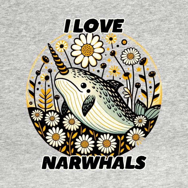 I Love Narwhals by bubbsnugg